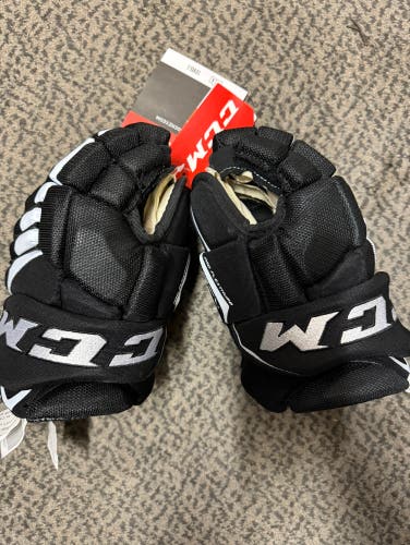 CCM Black FT4 12” gloves