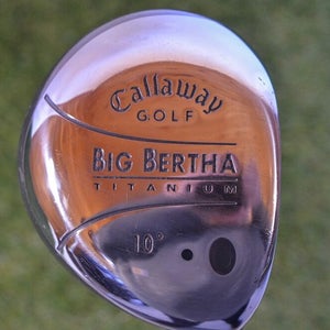 Callaway	Big Bertha	10* driver	RH	44.5"	Graphite	Regular	New Grip