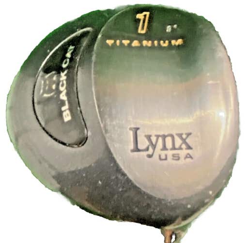 Lynx Black Cat Titanium Driver 9 Degrees RH Unifiber Regular Graphite 45.5 Inch