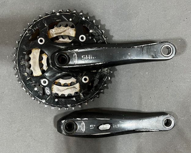 Shimano Deore FC-M521 Hollowtech 175mm 44/32/22 Mountain Bike Triple Crankset
