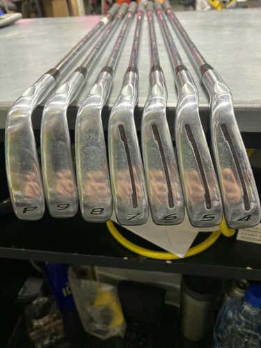 Used Taylormade Rsi2 4i-pw Stiff Flex Steel Shaft Iron Sets