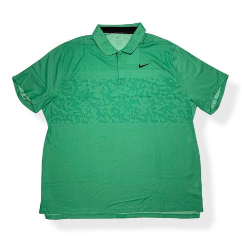 Nike Tiger Woods ADV Green Camo Golf Polo Shirt Men’s XXL (DR5327-324)