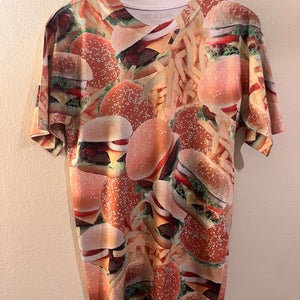 Size S cheeseburger shirt