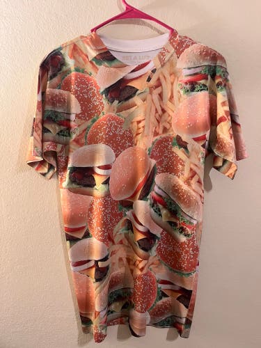 Size S cheeseburger shirt