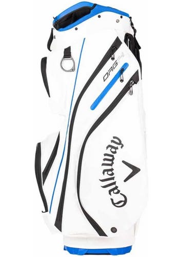 NEW Callaway Golf 2022 Org 14 White/Royal Cart Golf Bag