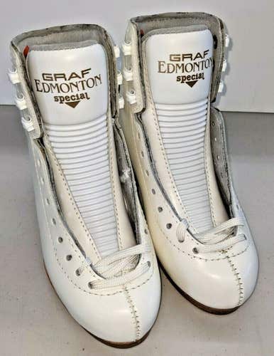 GRAF Edmonton Special Figure Skate Boot White 13.5c M 40939 NEW