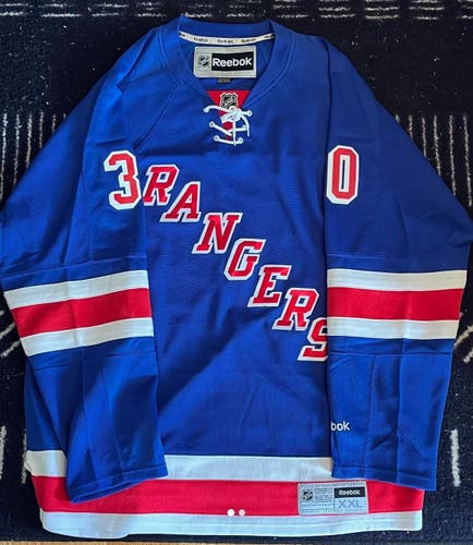 New York Rangers Lundqvist Reebok XXL Home Jersey