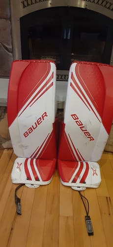 Used Medium Bauer Vapor 2X Goalie Leg Pads
