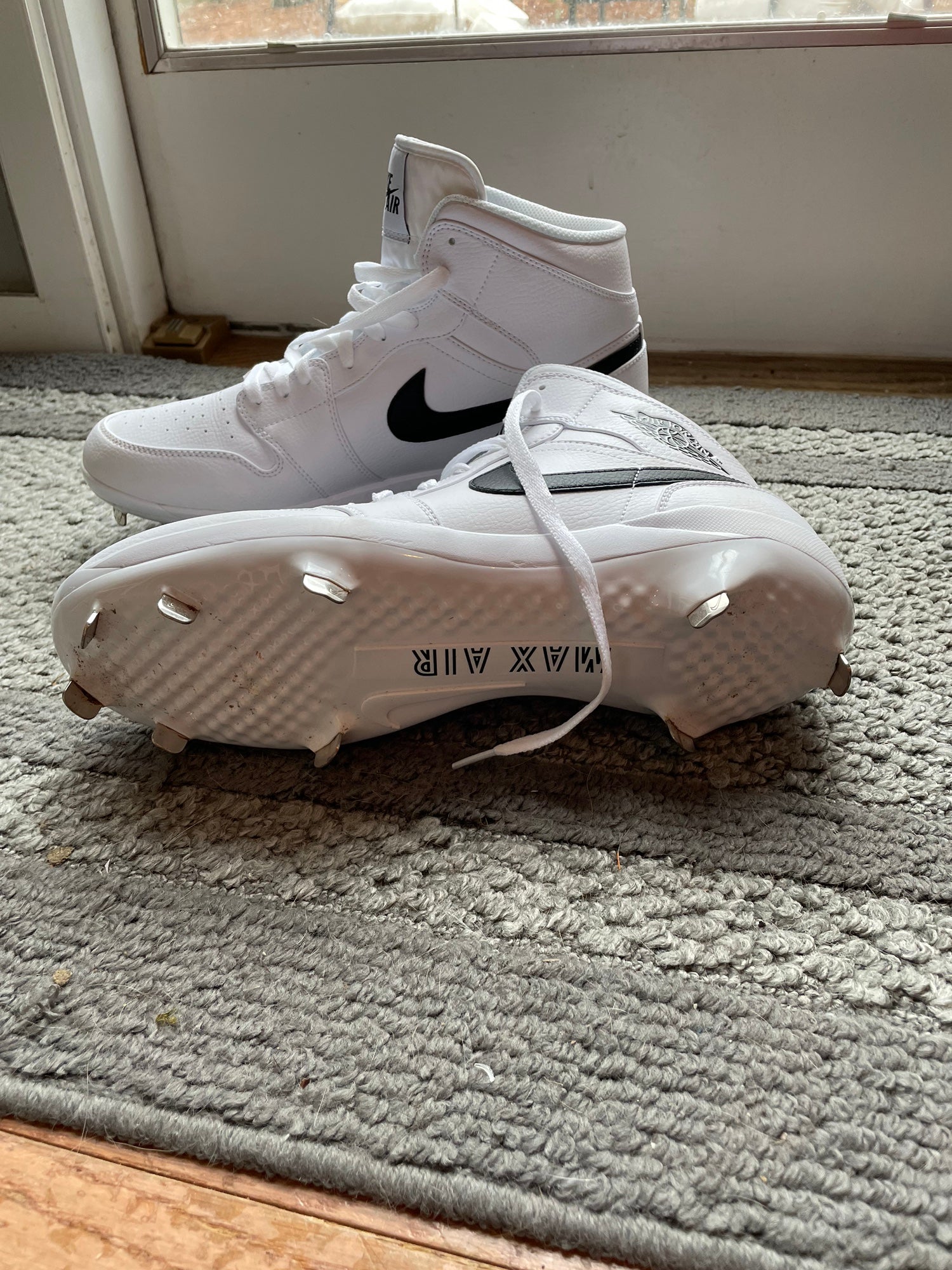 air force 1 cleats white