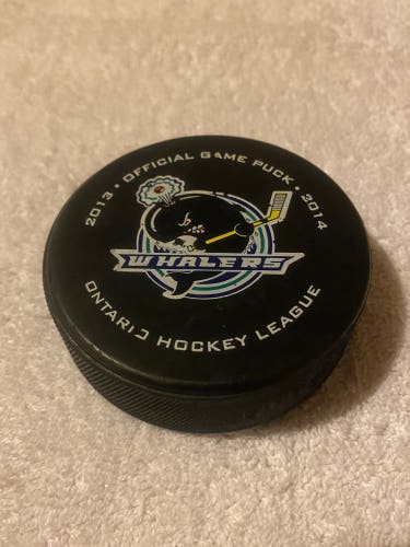 Plymouth Whalers OHL Hockey Puck