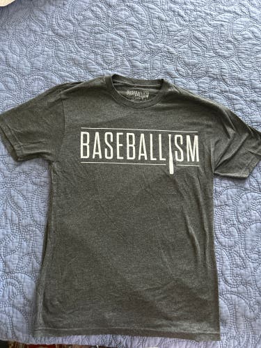 Baseballism t-shirt adult medium