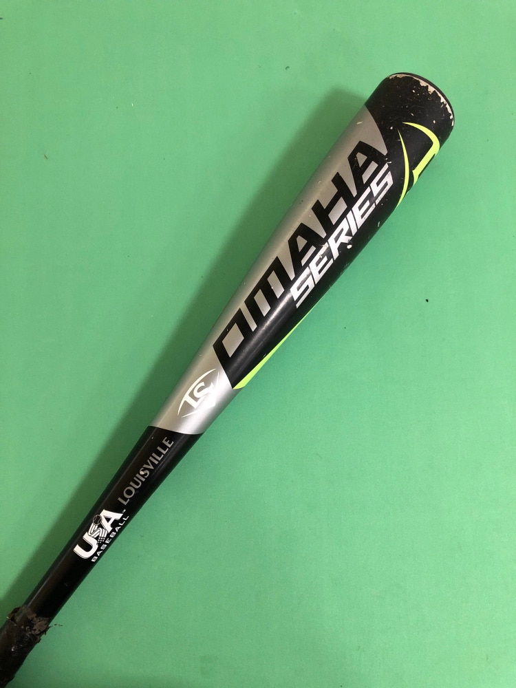 Used USABat Certified 2018 Louisville Slugger Omaha (27") Alloy Baseball Bat - 17 oz (-10)