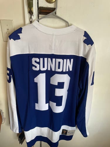 Mats Sundin Toronto Blue Jays Fanatics Men’s NHL Vintage Jersey XL