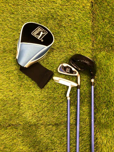 Used Junior PGATour Right Handed Clubs (Full Set - 3 Clubs)