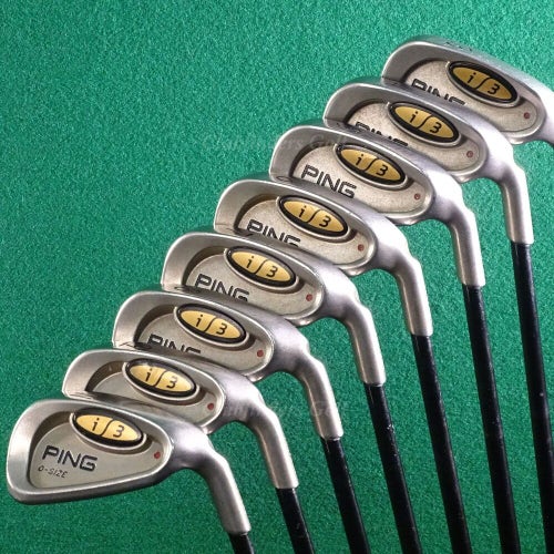 Ping i3 O-Size Maroon Dot 3-PW Iron Set UST Competition 65 Graphite Regular