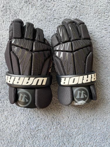 Used  Warrior Medium Burn Next Lacrosse Gloves