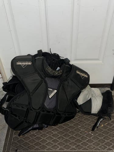 Vaughn X Custom Hockey Goalie Chest Protective Gear Vintage Hand Crafted Mens LG