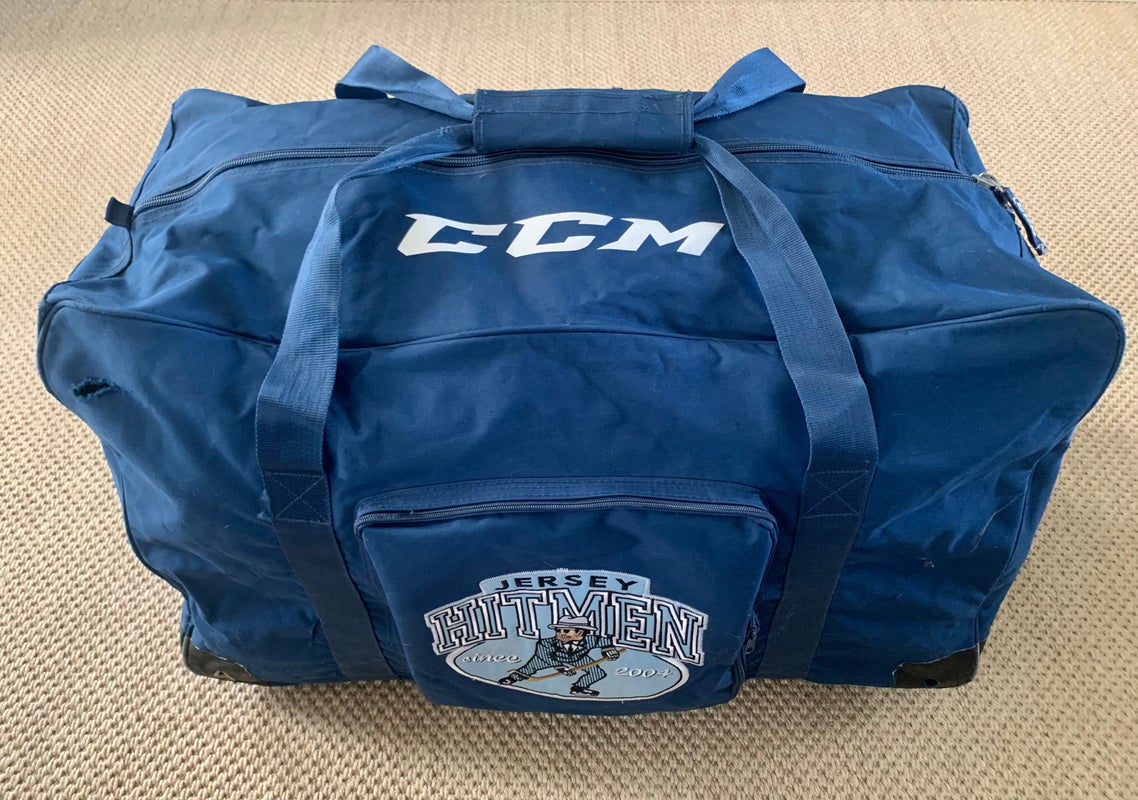 Embroidered CCM Hitmen Sport Pro Stock Gear Bag Used