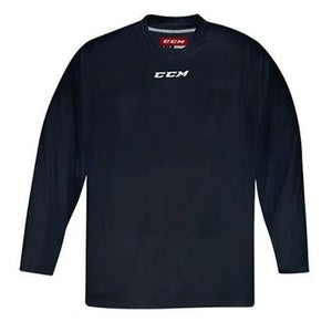 New CCM 5000 PRACT INTG Hockey Practice Jersey Black Senior 11860-CCM5000SRBLKGL