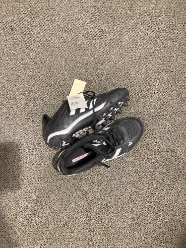 Black Adult New Men's Size 10 Molded Cleats Adidas Low Top Cleats