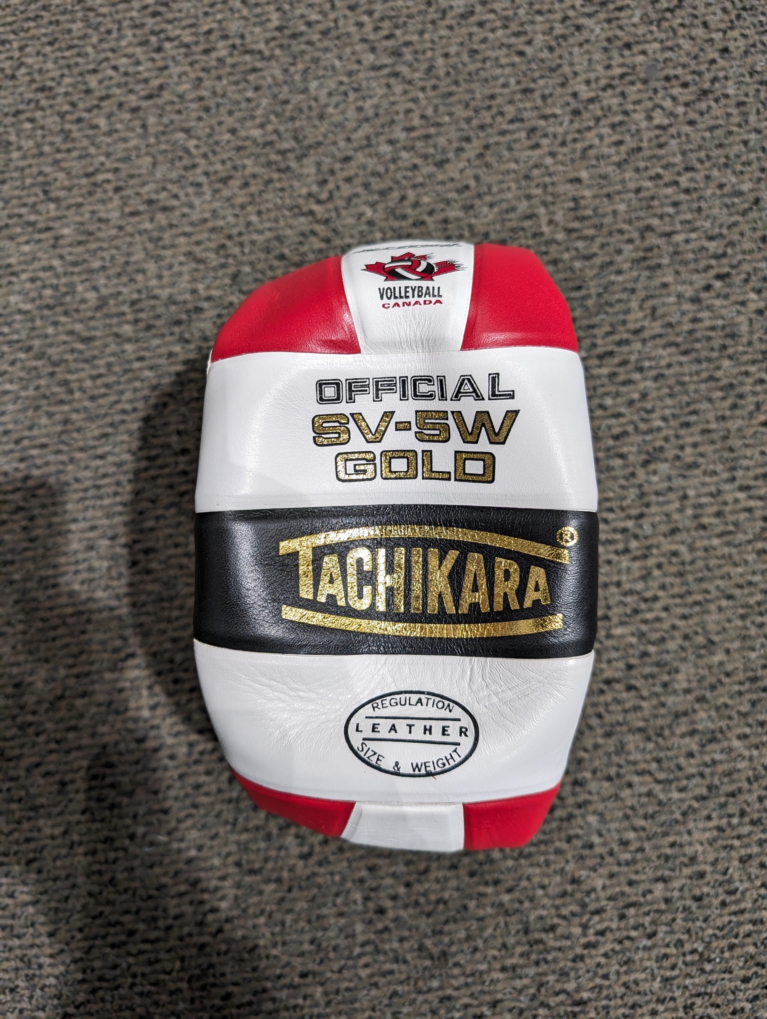 Used Tachikara SV5W Gold Volleyball