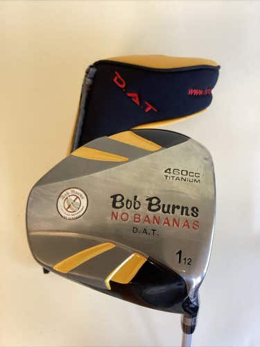 Bob Burns Golf No Bananas DAT Titanium Driver 12* Project X Regular Graphite Sha