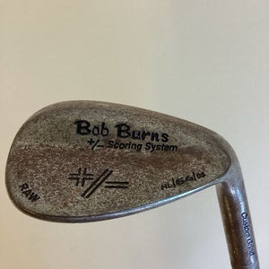 Bob Burns Golf Raw 64* Lob Wedge LW Graphite Shaft 37 Inches
