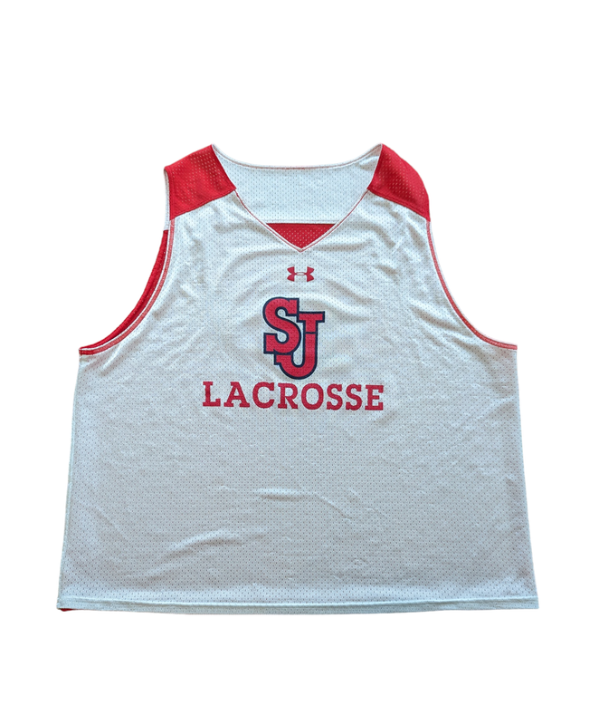 Under Armour St. Johns Red Storm reversible lacrosse pinnie