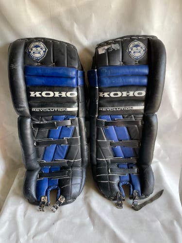 Koho Revolution Pro 32” Potvin Style Maple Leafs Colors Goalie Leg Pads