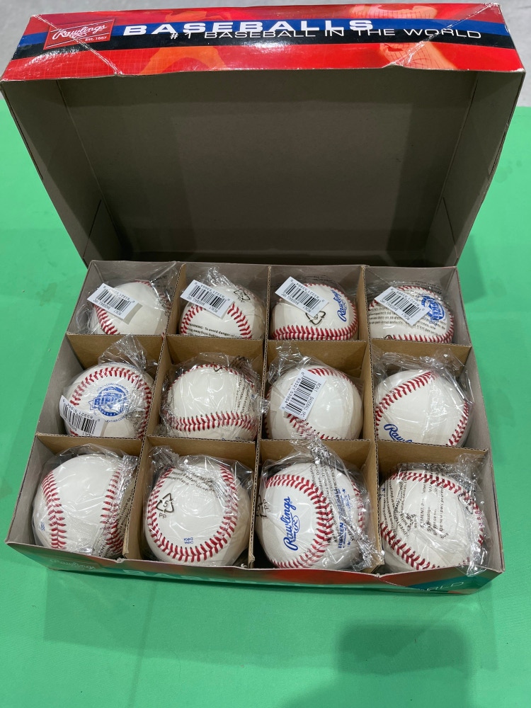 New Rawlings Baseballs 12 Pack (1 Dozen)