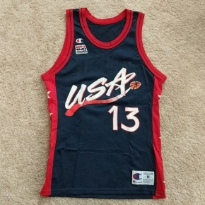 Shaquille O'neal USA Dream Team 1996 Jersey Size M
