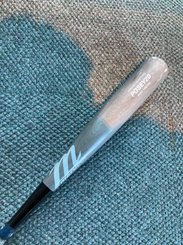 Used Kid Pitch (9YO-13YO) USSSA Certified Marucci Posey28 Alloy Bat (-5) 27 oz 32"