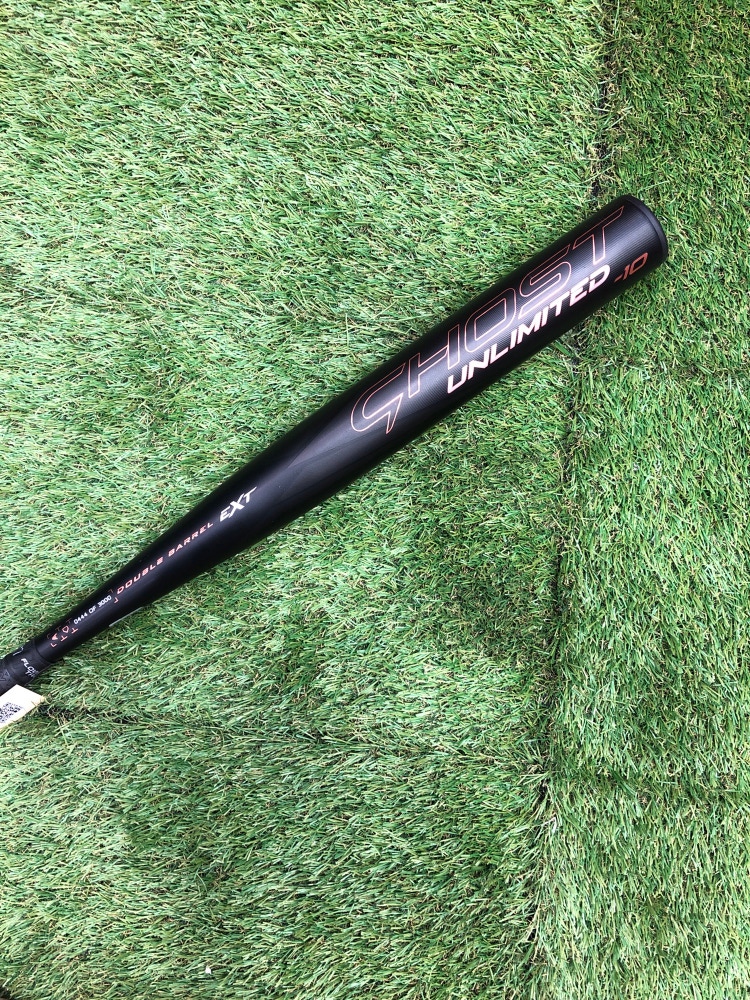 Used 2023 Easton Ghost Unlimited Pitch Black Exclusive Composite Bat 21 oz 31"