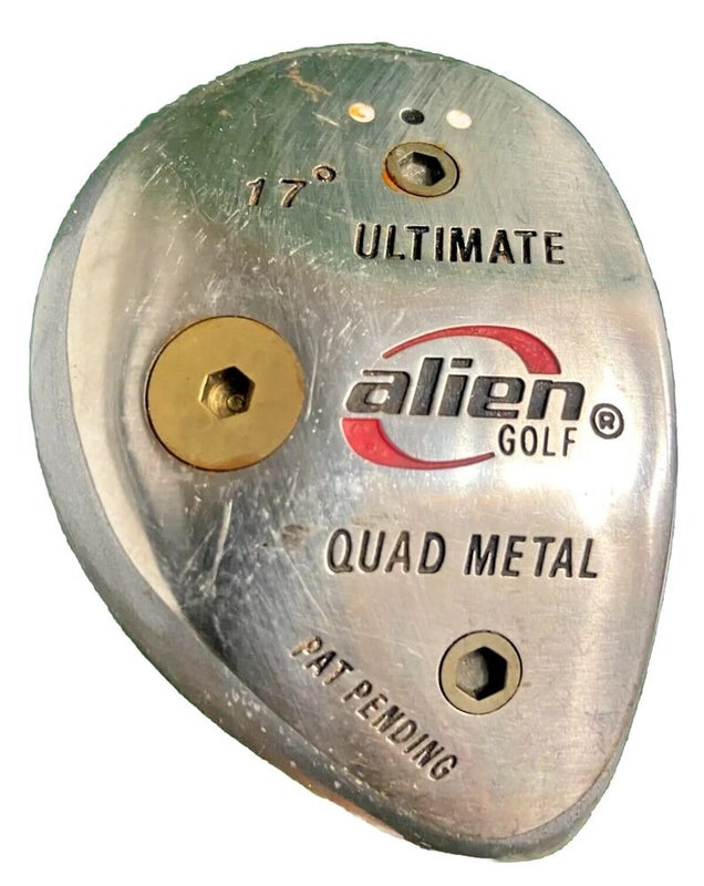 Alien Golf Quad Metal 4 Wood 17 Degrees RH 75g Hydro Power Stiff Graphite 43 In.