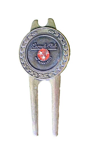 Legends Club Of Tennessee Golf Divot Repair Tool With Magnetic Ball Marker