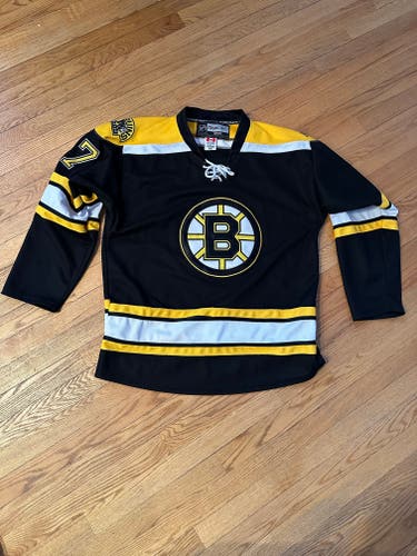MIC! Boston Bruins Milan Lucic Reebok NHL Hockey Jersey