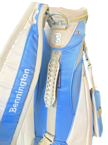 Bennington Golf Bag Single Strap 6-Dividers 6 Pockets Valuables Pouch Rain Hood