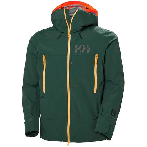 Green New Large Helly Hansen Jacket 3L Sogn