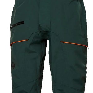 Green New Men's Helly Hansen Ski Bibs