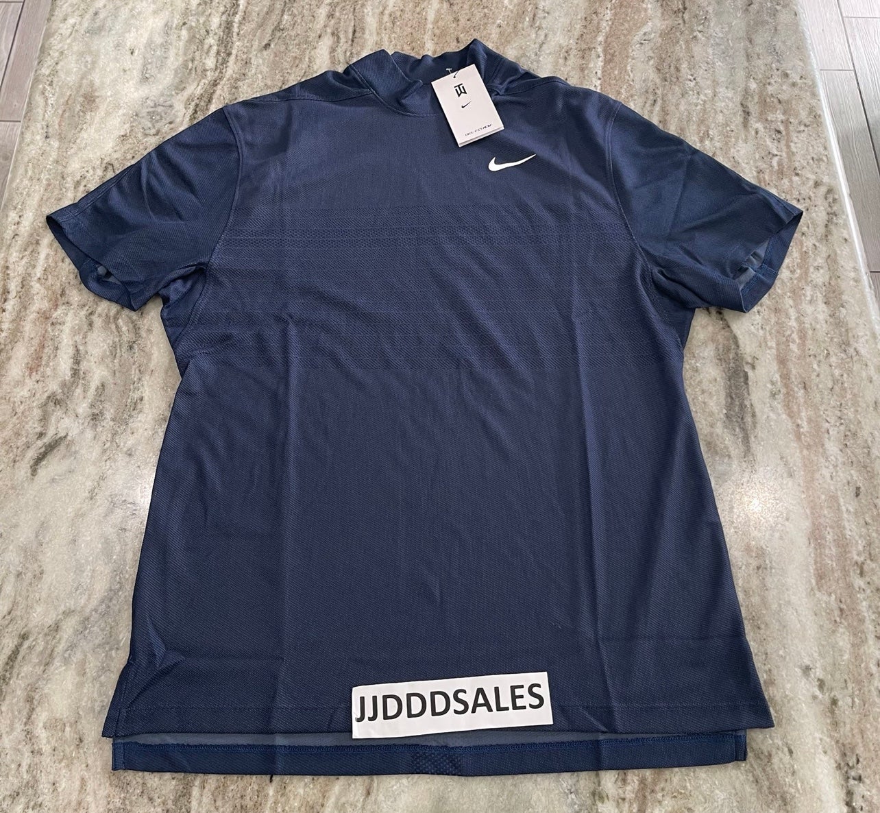 tiger woods mock turtleneck golf shirt