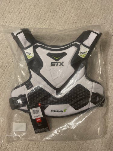 Brand New PLL Waterdogs Player issued Cell 5 Shoulder Pads Size Large