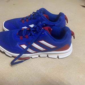 Blue Men's Size 9.0 (Women's 10) Adidas Shoes