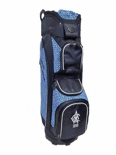 Burton LDX Cart Bag (Black/Blue/Scales,10", 14-way top, Atlanta Athletic Club)