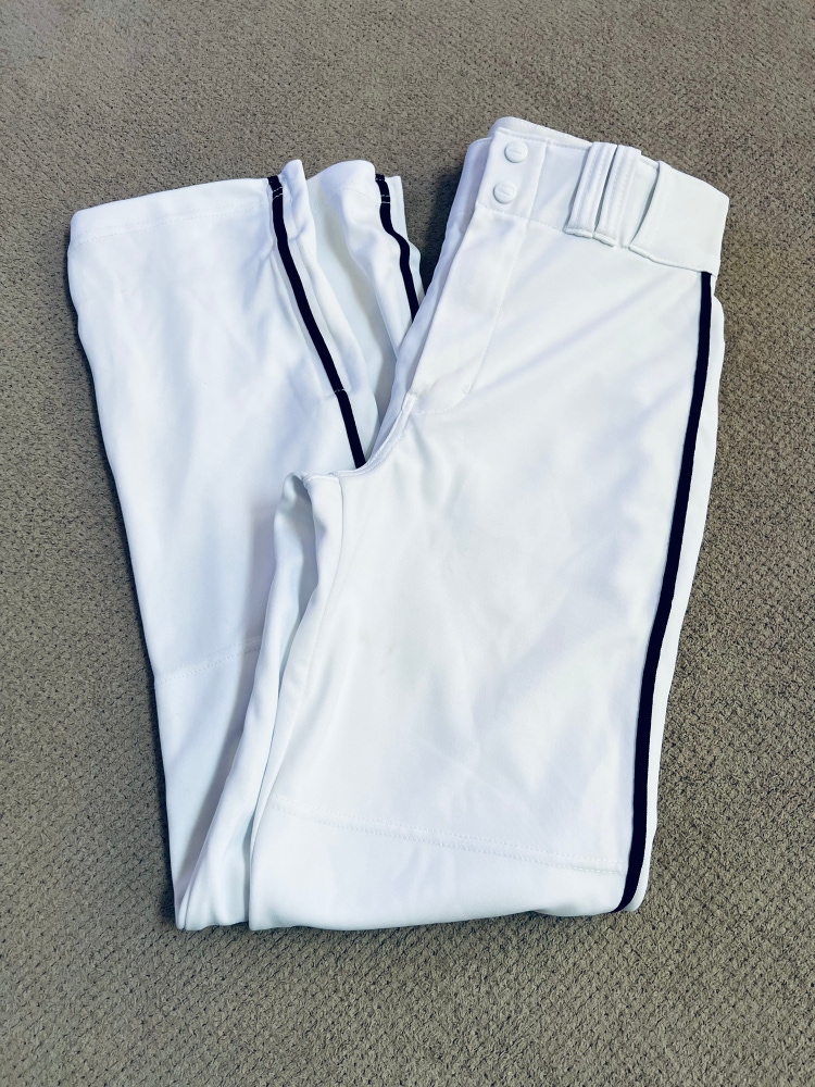 White Used  Youth Large Champro Game Pants