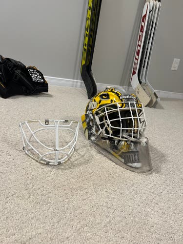 Used Bauer Pro Stock 960 Goalie Mask