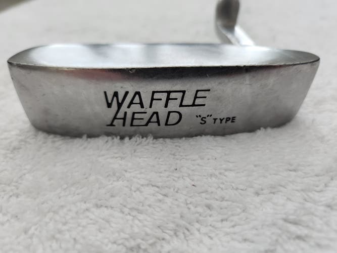 Putter Waffle Head-S-Type Diversified Metal Inc RH; Steel Shaft