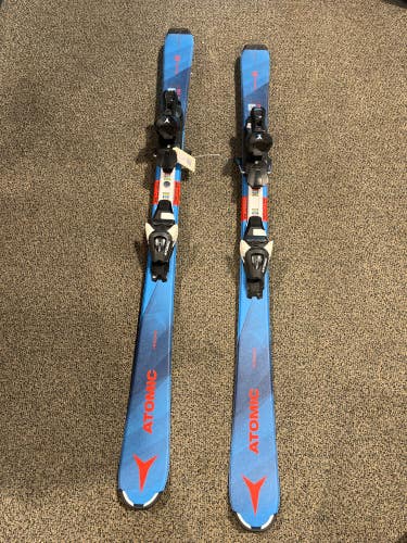 Used Atomic Vantage Jr 130 cm All Mountain Skis With Rental Bindings
