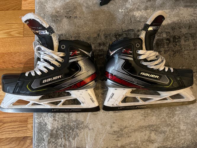 Used Bauer Regular Width  8 Vapor 2X Pro Hockey Goalie Skates