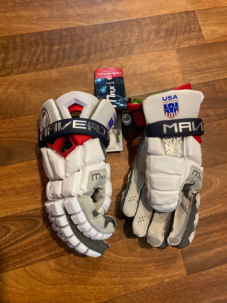 New  Maverik 13" Max Lacrosse Gloves