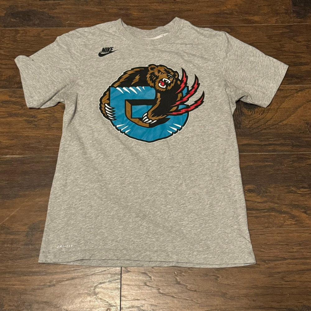 Memphis Grizzlies NBA Hardwood Classics Edition Nike Dri Fit logo Tee Shirt Sz M